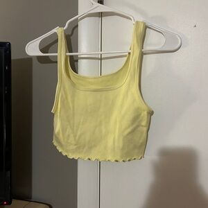 yellow tank